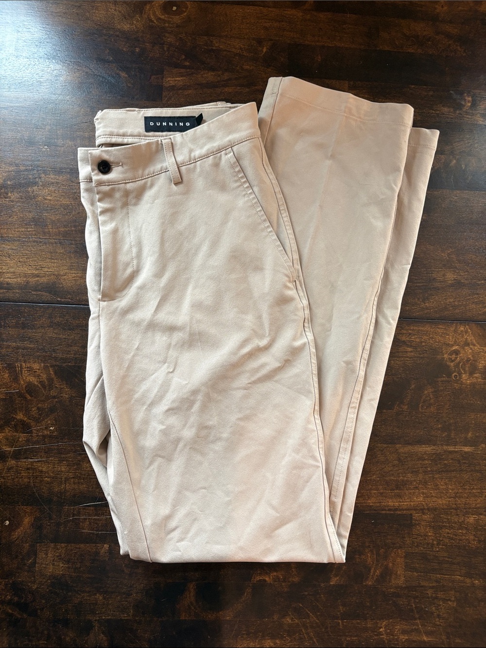 Dunning Men's Tan Chinos - Classic Fit